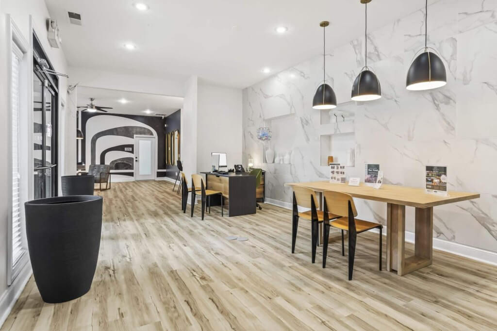 Common area at the ellis pet friendly apartments in clarkston